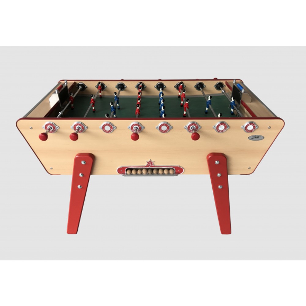 Baby-Foot-Stella-Champion-Sans-monnayeur-Pieds-Rouge