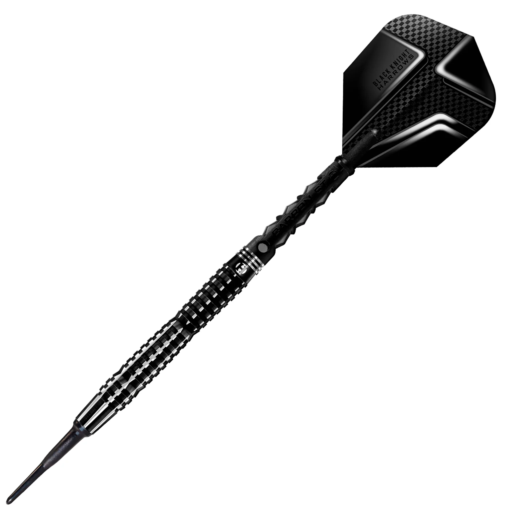 Fléchettes-Harrows-Black-Knight-90%-Tungstène-18GR-pointe-nylon