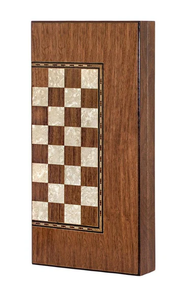 Backgammon classique en noyer Helena