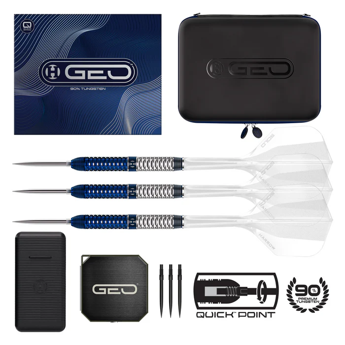 Fléchettes Harrows Géo -Shape 03 Bomb.90%Tungstène pointe acier 23 gr