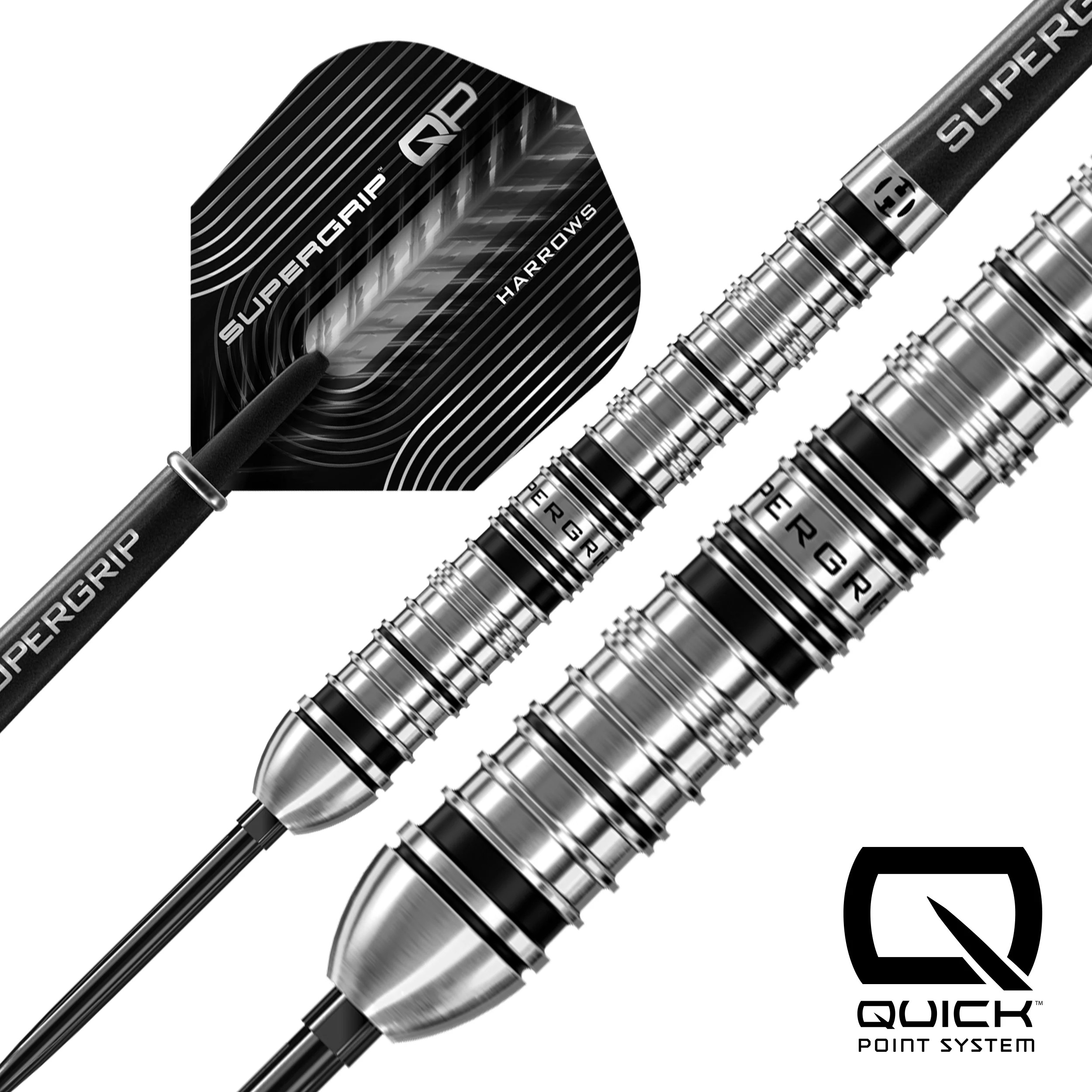 Harrows-steeltip-Supergrip-QP-Tapered-90-tungsten-1