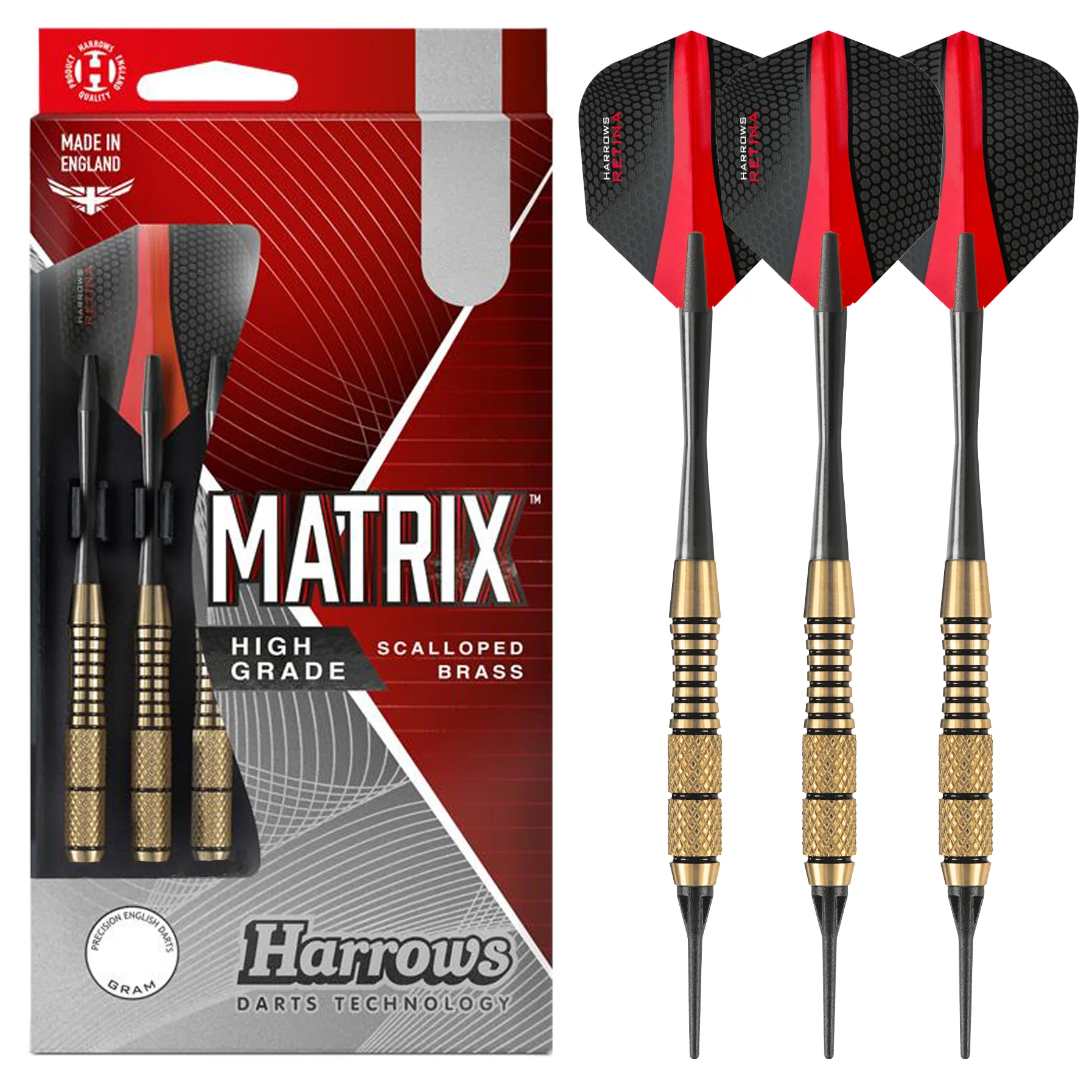Fléchettes-Harrows-Matrix-GK-pointe-nylon