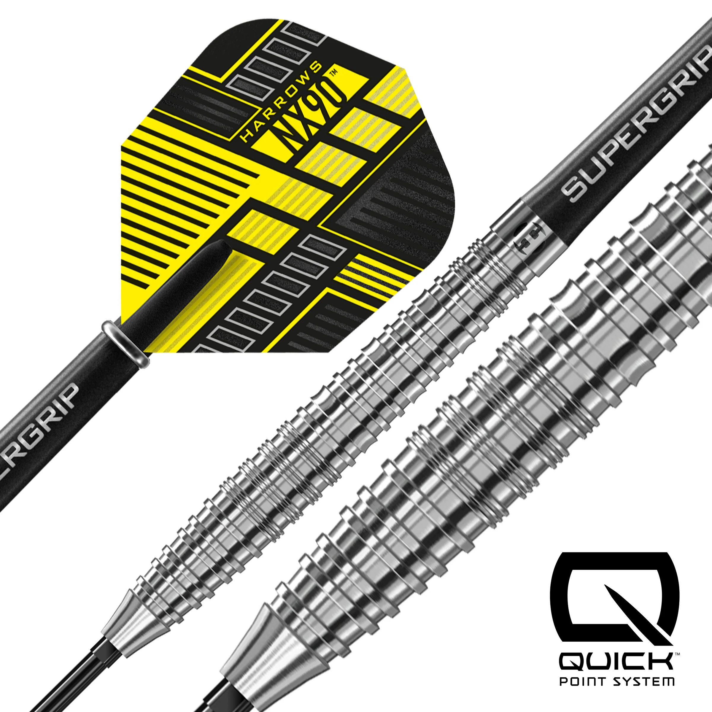 Fléchettes-Harrows-steeltip-NX90-Tapered-90-tungsten-acier