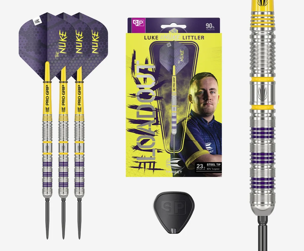 190351-Fléchettes-Target-Luke-LITTLER-90%-tungsten-pointe-acier-23grammes
