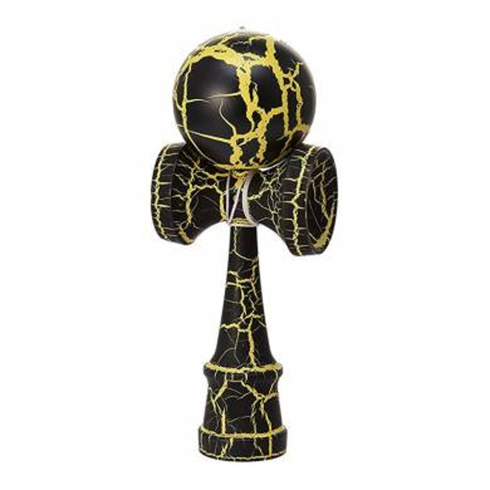 KENDAMA-CRACKLE-jaune-8787j-6cm-diametre