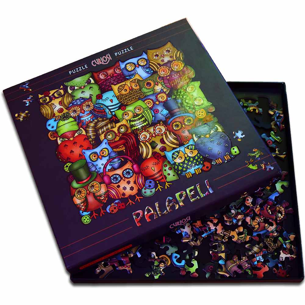 Puzzle-Palapeli-Owls-chouettes-211-pièces-5503