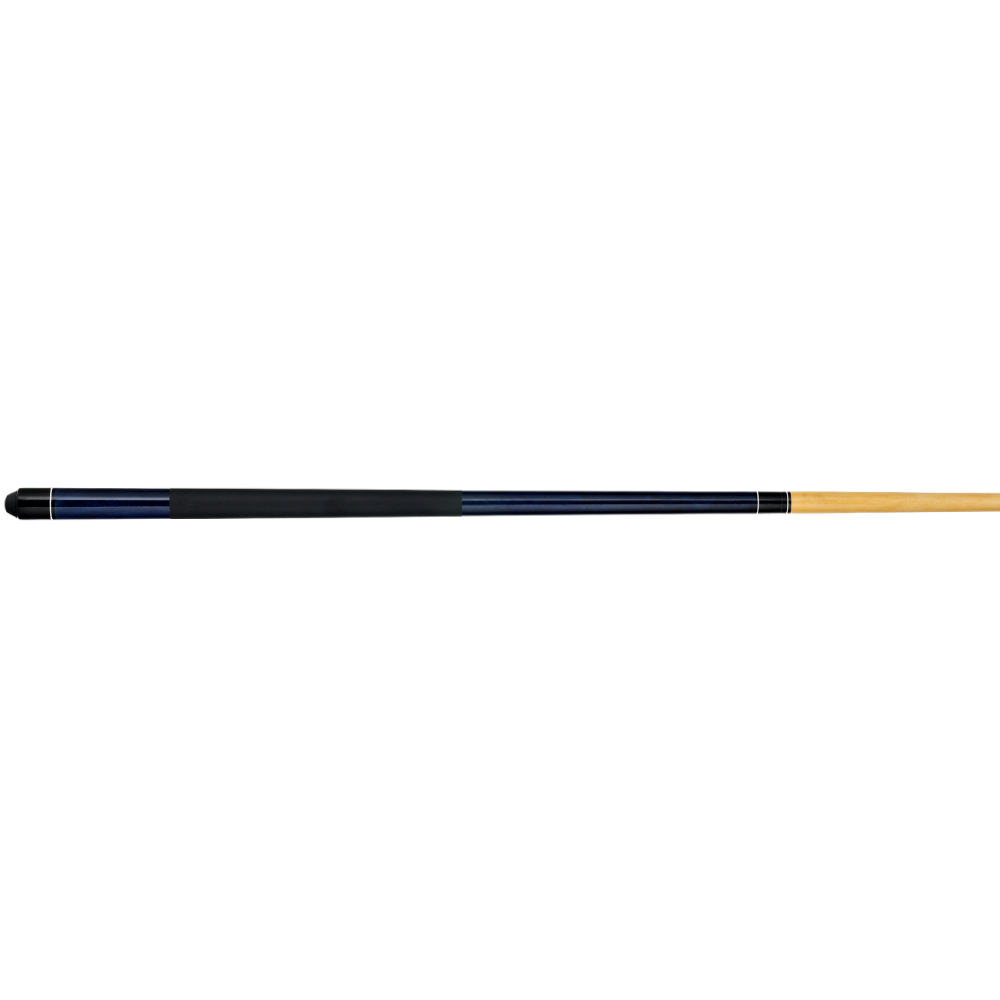 demi-queue-de-billard-anglais-fût-bleu-et-noir-fleche-ramin-9mm-collé