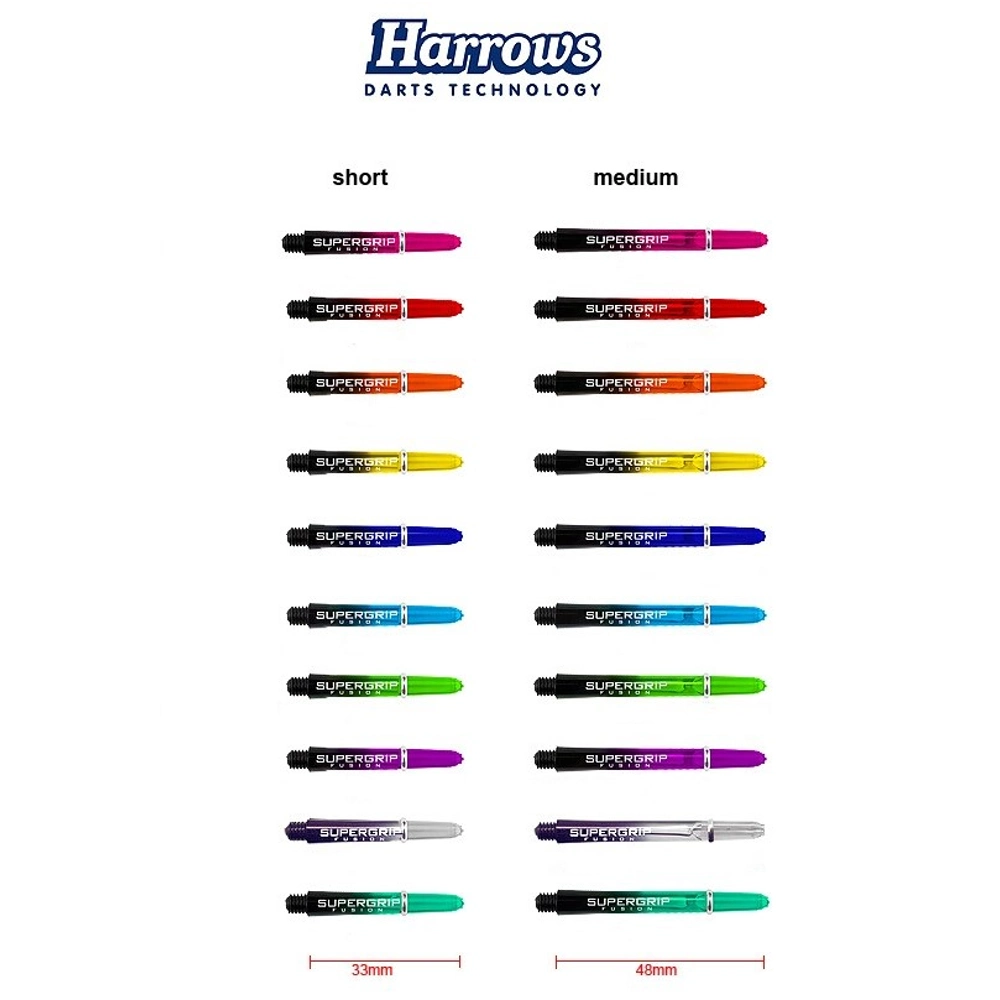 Shaft-Harrows-Supergrip-Fusion-short-noir-aqua