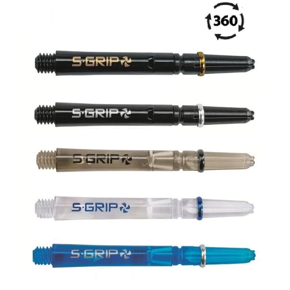 Shaft-Harrows-Supergrip-Spin-medium-noir-doré