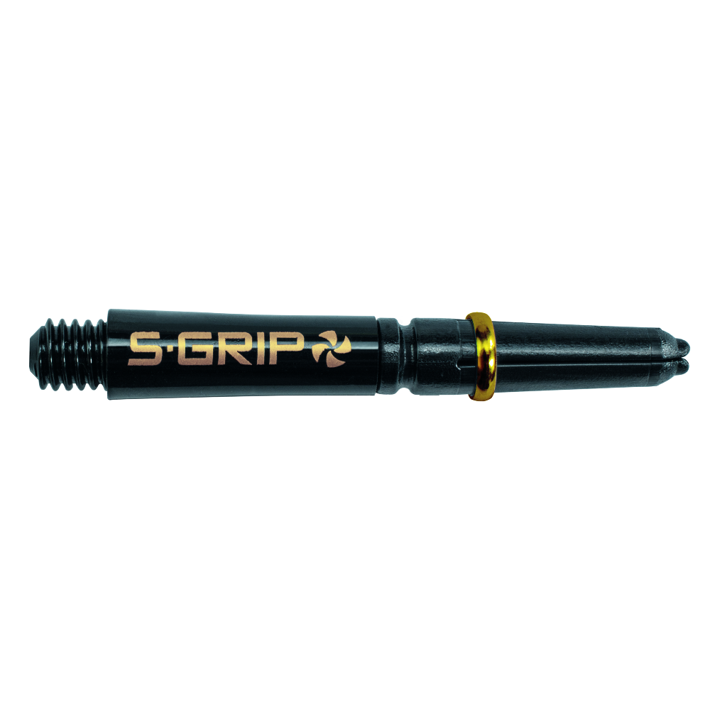 Shaft-Harrows-Supergrip-Spin-court-noir-doré
