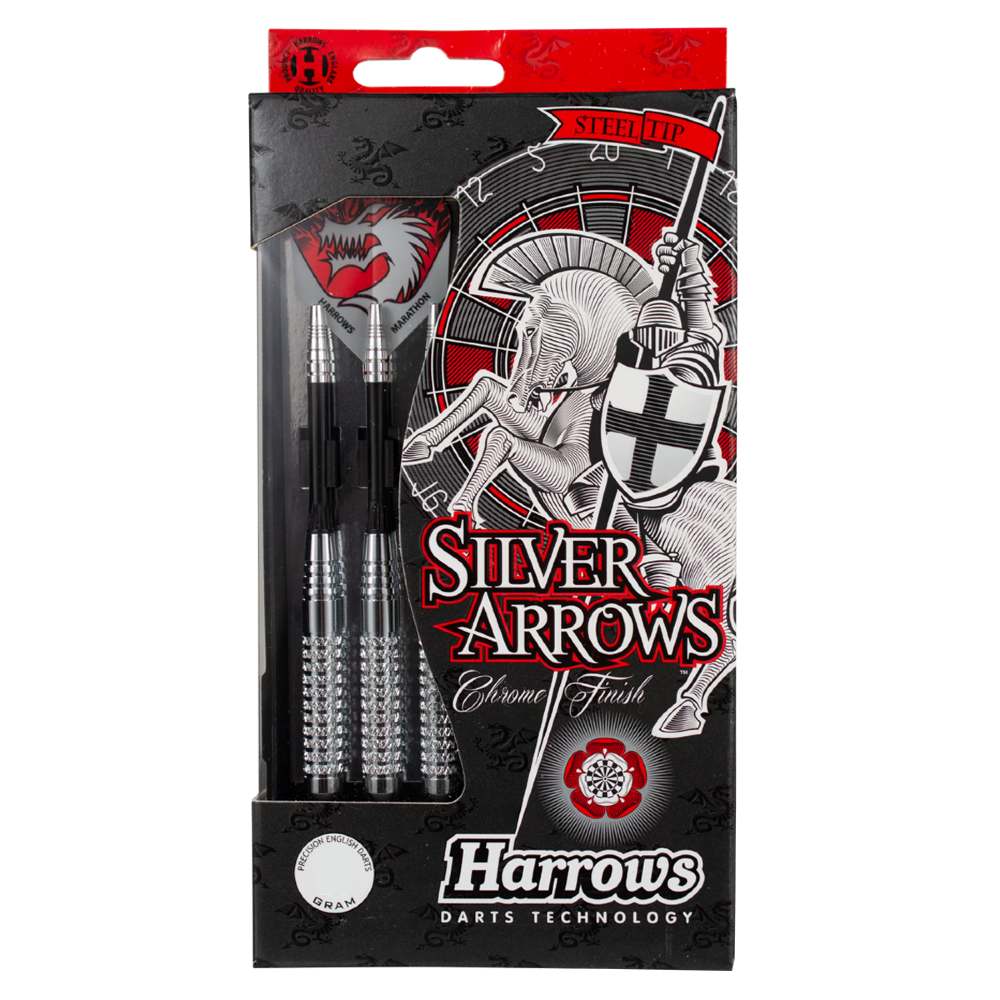 Flechettes-HARROWS-Silver-Arrows-GK-pointe-acier-22GR