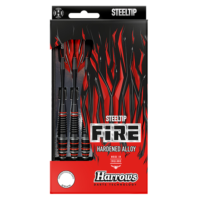 Fléchettes-HARROWS-Fire-High-Grade-Aloy-pointe-acier-22GR