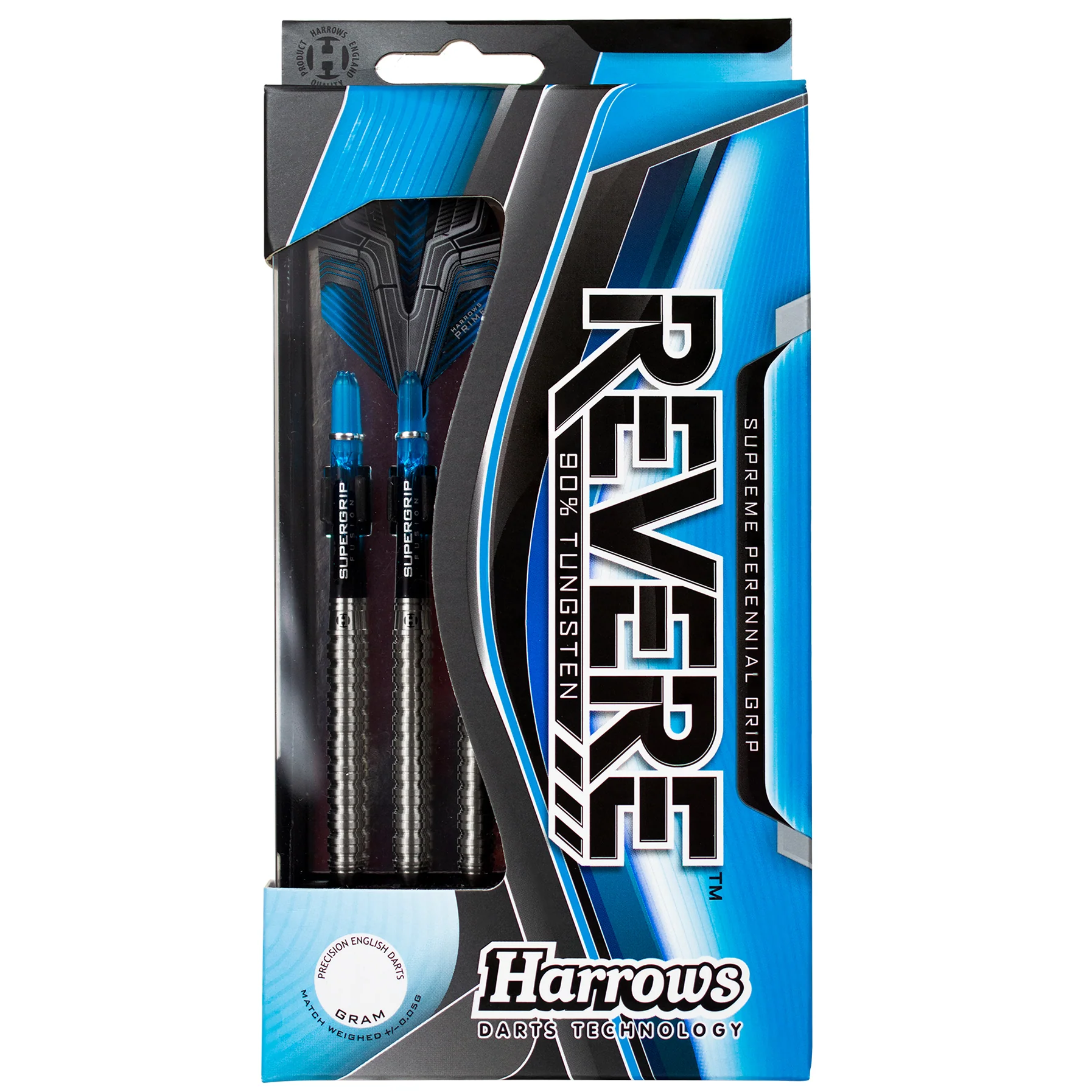 Fléchettes-Harrows-Revere-18GR-90%-Tungstène-pointe-nylon