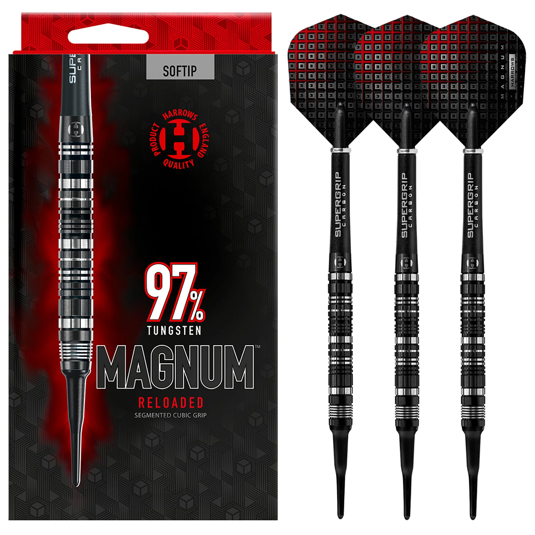 Fléchettes-Harrows-Magnum-Reloaded-97%-Tungstène-18GR-pointe-nylon