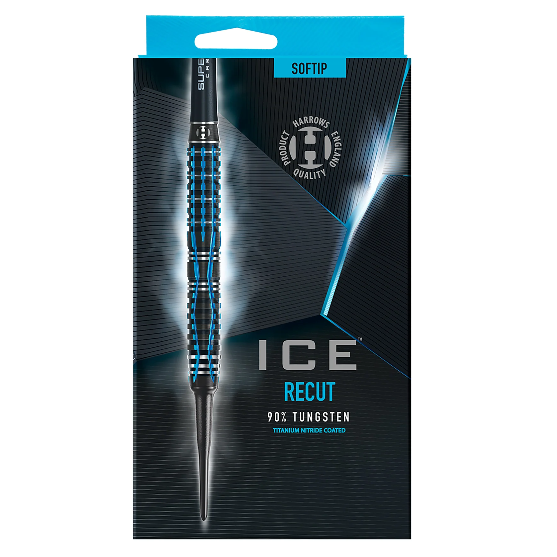 Fléchettes-Harrows-Ice-Recut-90%-Tungstène-pointe-nylon