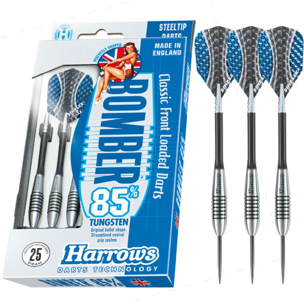 Fléchettes-Harrows-Bomber-GR-85%-Tungstène-pointe-acier