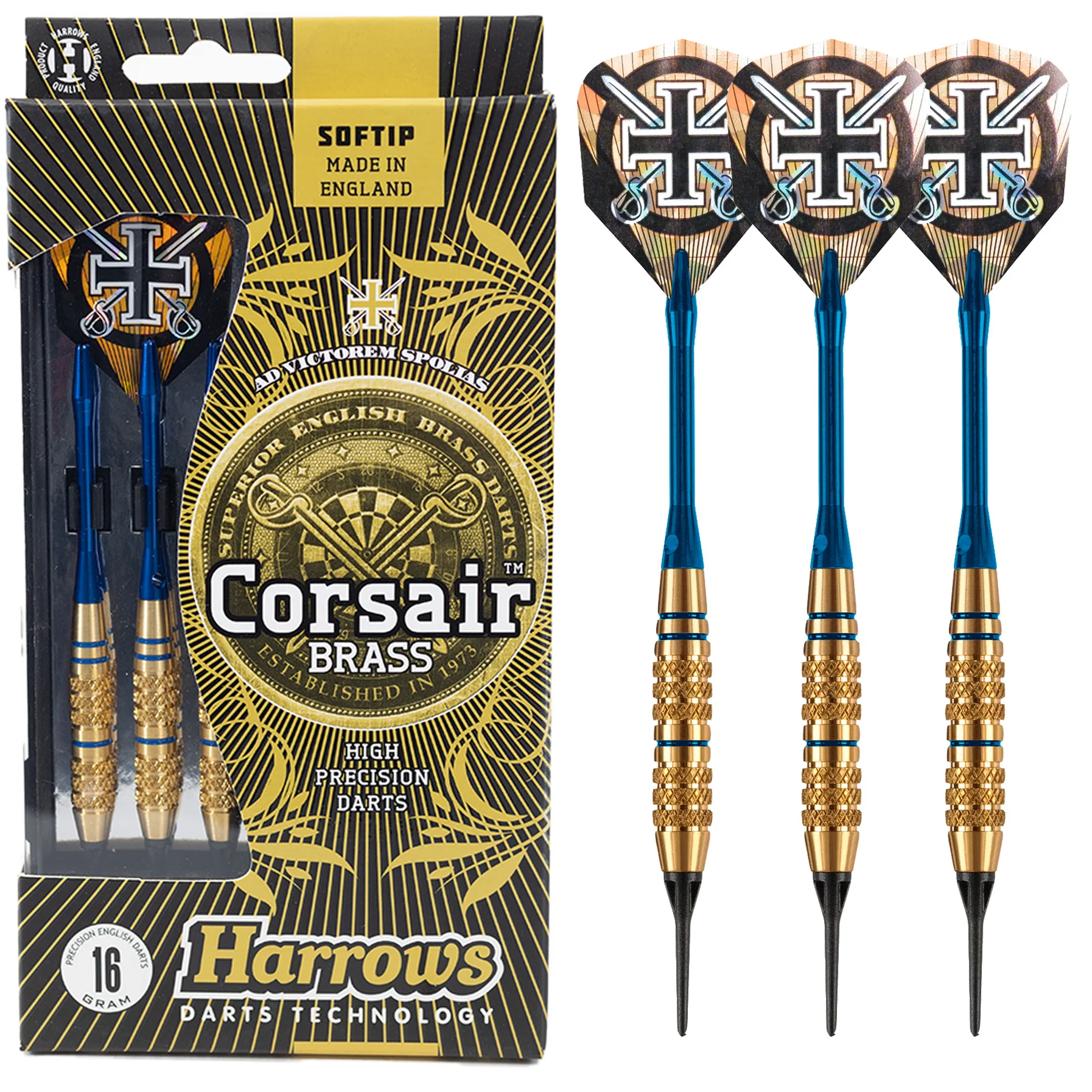 Fléchettes-Harrows-Corsair-pointe-nylon