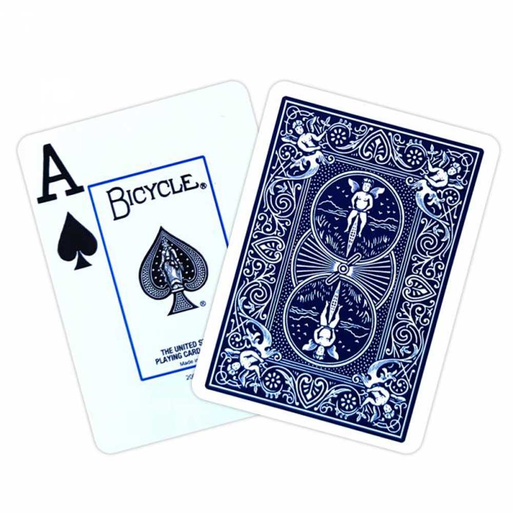 Jeu-de-54-cartes-100-Plastique-Bicycle-Prestige-3020-Bleu