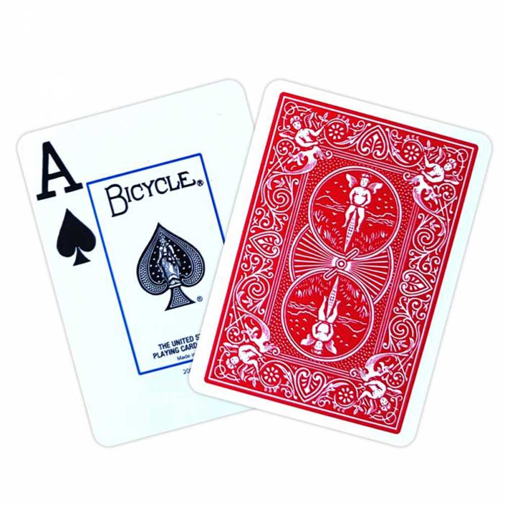 Jeu-de-54-cartes-100-Plastique-Bicycle-Prestige-3020-Rouge