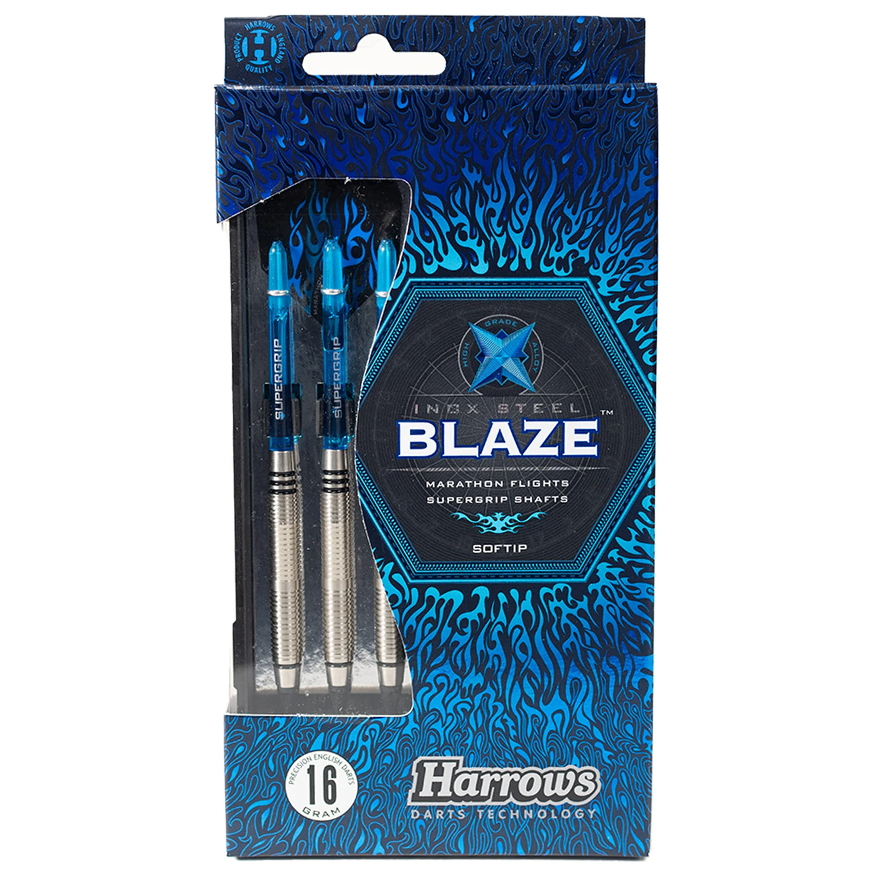 Fléchettes-Harrows-Blaze-pointe-nylon-18GR-B
