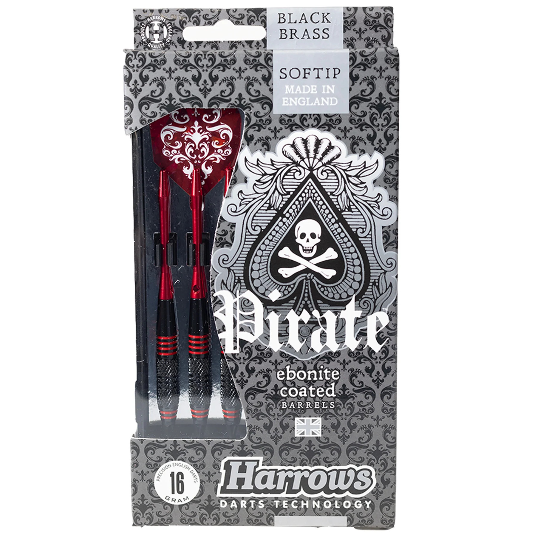 Pirate pointe nylon Rouge