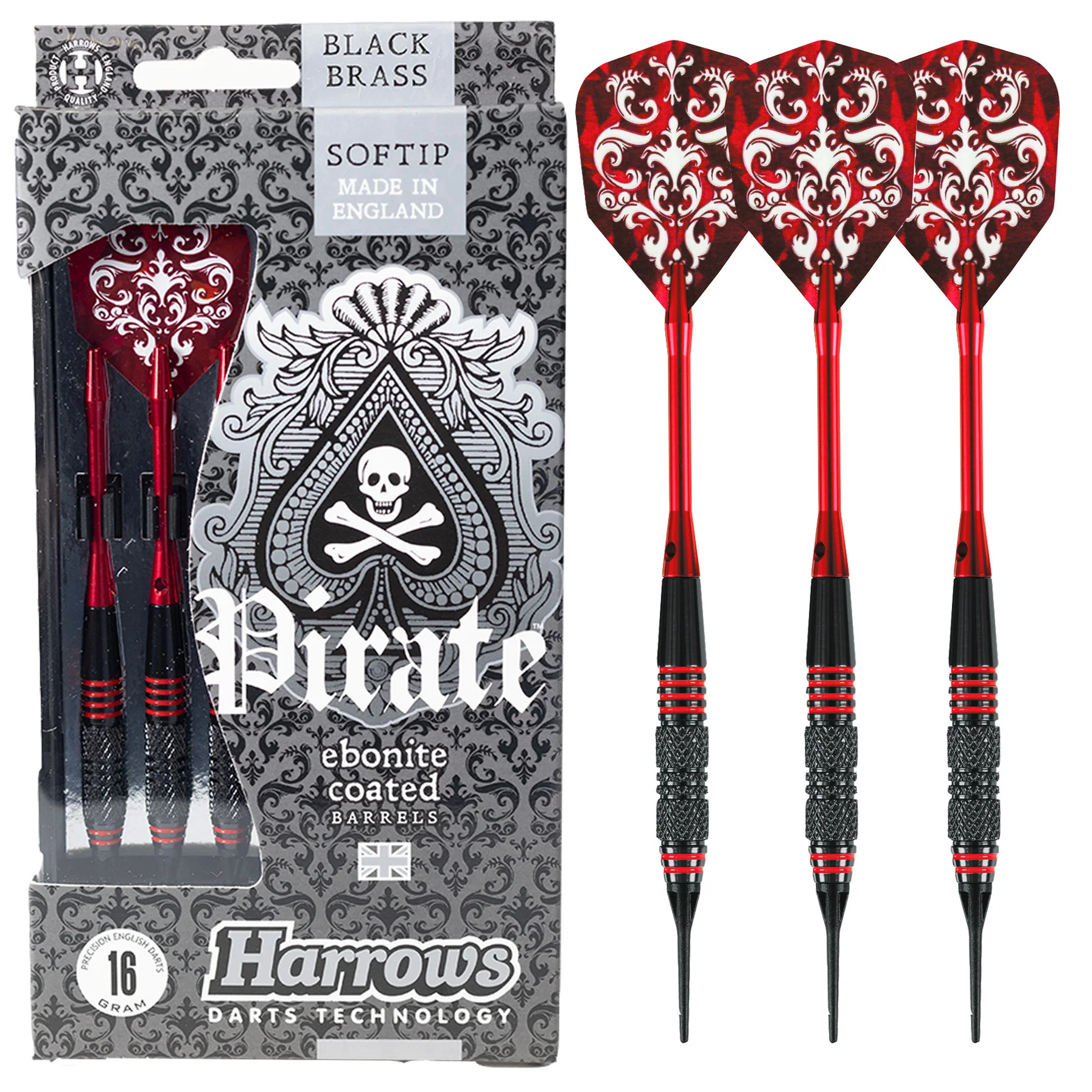 Pirate pointe nylon Rouge