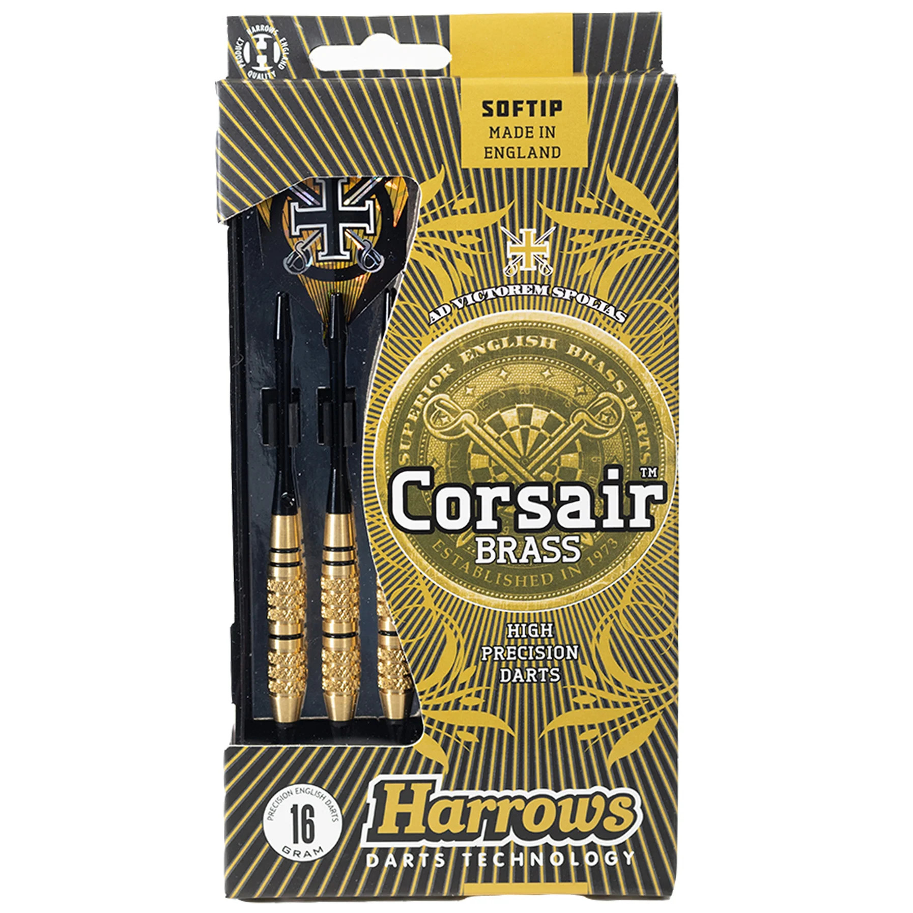 flechette-harrows-nylon-pointe-corsair-noir