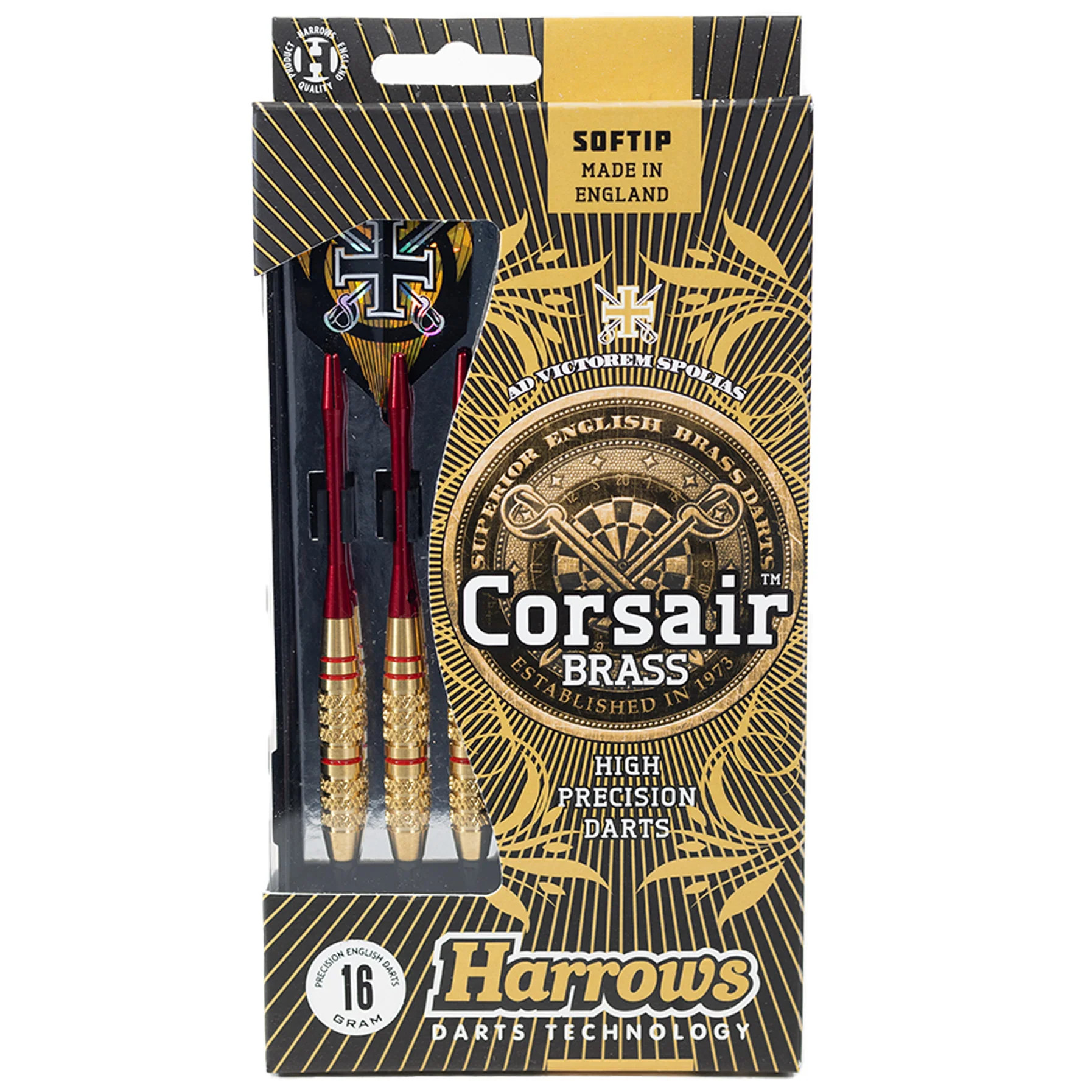 flechette-harrows-nylon-pointe-corsair-rouge