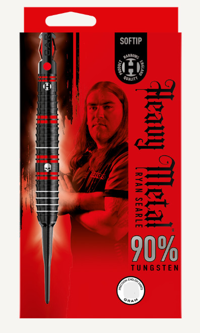 Fléchettes-Harrows-Ryan-Searle-90-Tungstène-pointe-nylon-20G