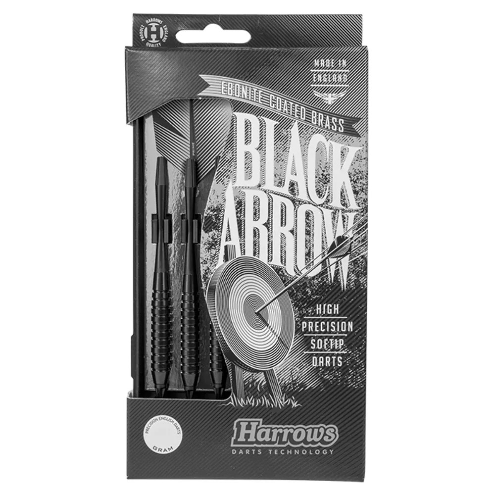 Fléchettes-Harrows-Black-Arrow-pointe-nylon-18GK