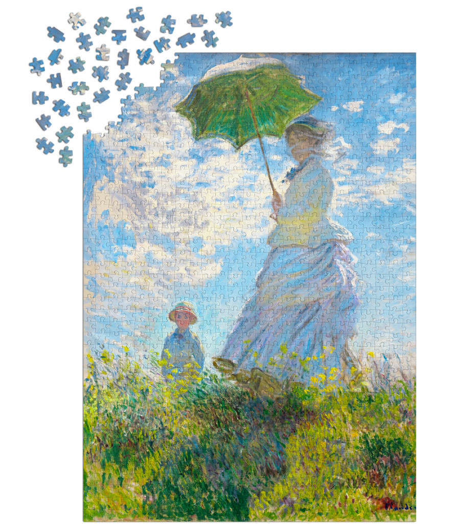 femme au parasol, monnet puzzle