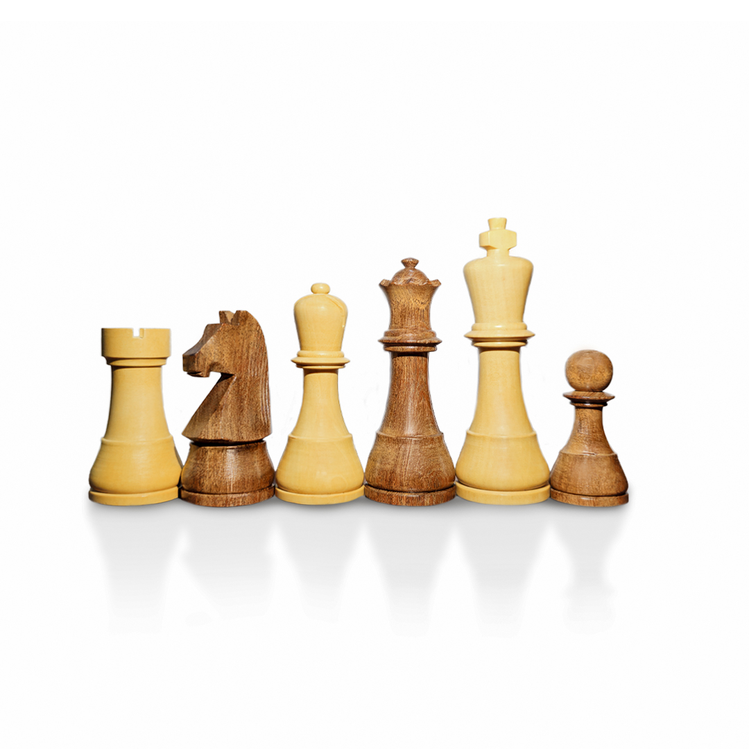 Helena Pions echecs en bois acacia taille 4